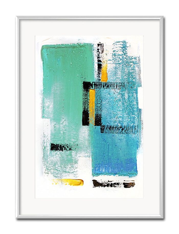 Bild Bilder Gemälde Druck Kunstdruck Polster Kultur " Abstrakt " G97457