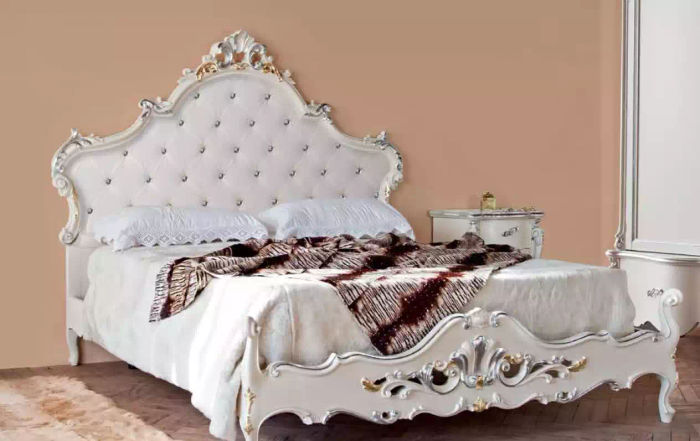 Bett Polster Design Luxus Doppel Betten Chesterfield Holz Möbel Schränke