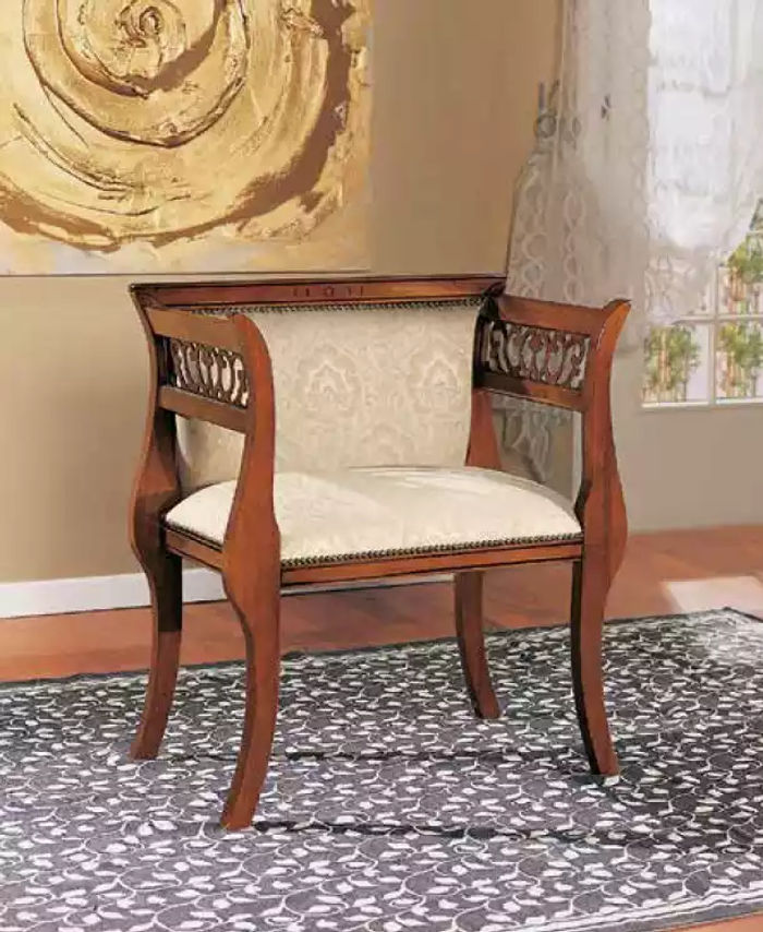 Sessel Designer Luxus Sitz Polster Stoff Polstersessel Wohnzimmer Neu