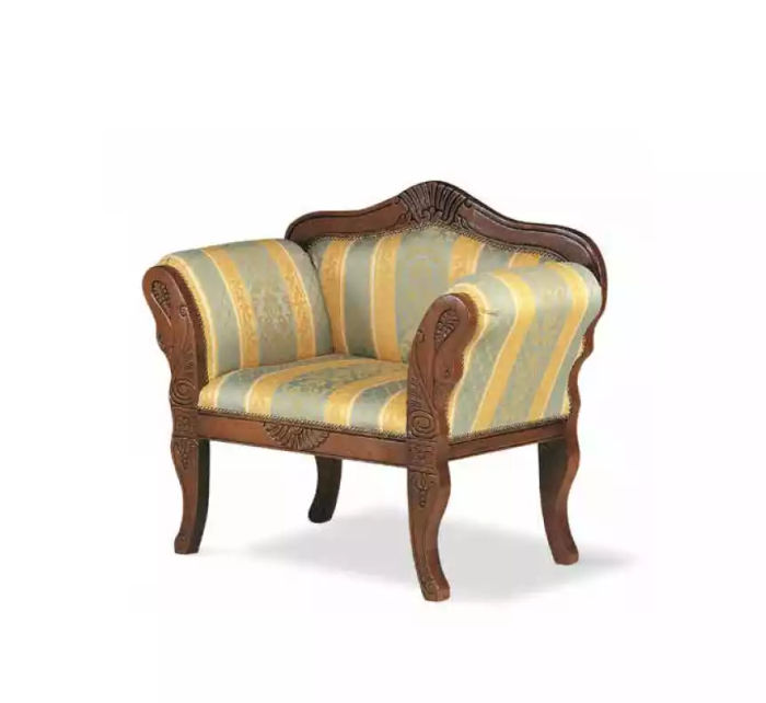 Klassischer Sessel Designer Einsitzer Neu Polstermöbel Wohnzimmer Möbel