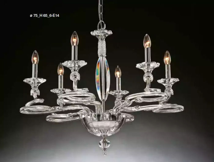 Kristallglas Kronleuchter Lampe Hängeleuchter Klassischer Kronleuchter