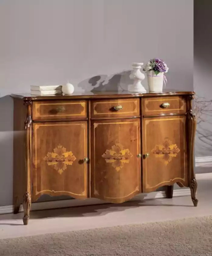 Design Kommode Luxus Holz Sideboard Schrank Wohnzimmer Schränke Neu