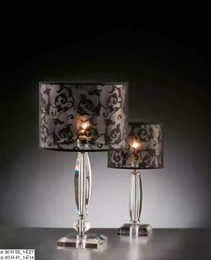 Tischleuchte Antik Stil Kronleuchte Tisch Lampe Kristall Lampen Lampe
