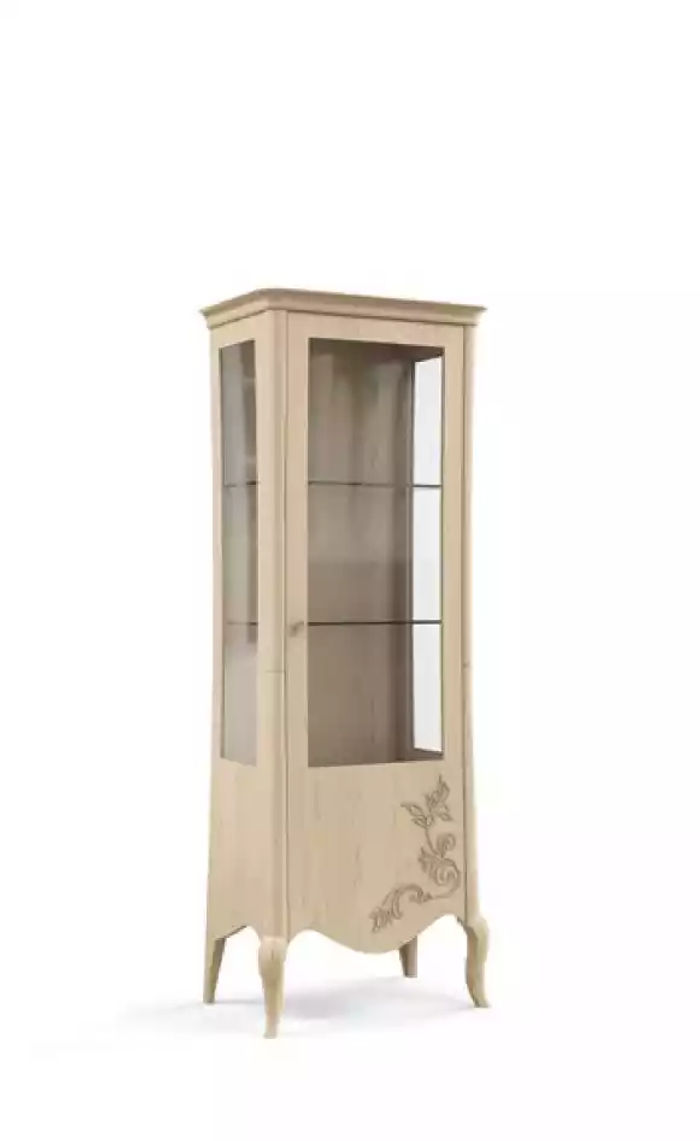 Italienische Luxus Möbel Vitrine Wohnzimmer Glas Designer Schrank Neu