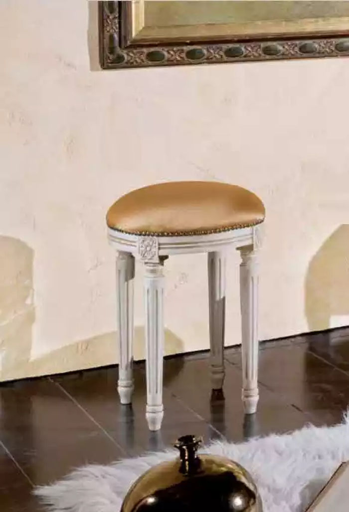Designer Hocker Luxus Sitzhocker Sitzmöbel Polster Textil Wohnzimmer Neu