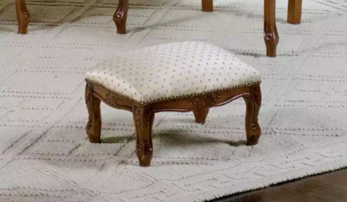 Hocker Klassische Beistellhocker Möbel Polsterhocker Sitzhocker Wohnzimmer