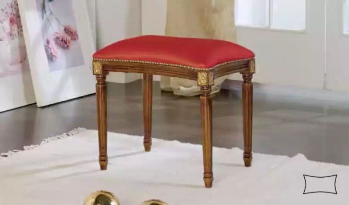 Polstehrocker Hocker Designer Sitzmöbel Polster Textil Stoff Einrichtung