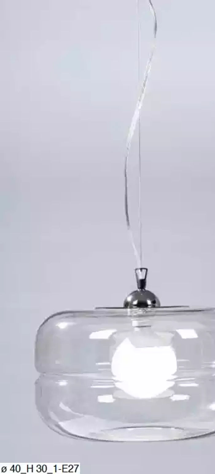 Moderner Transparenter Hängeleuchter Pendelleuchte Decken Lüster Design