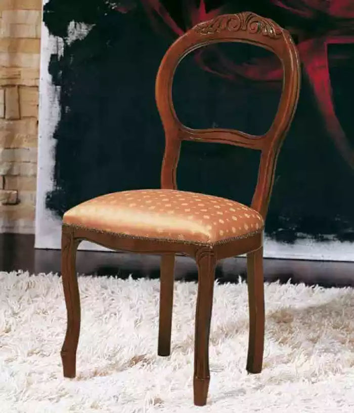 Luxus Esszimmerstuhl Stuhl Klassischer Polster Stoff Textil Designer Möbel