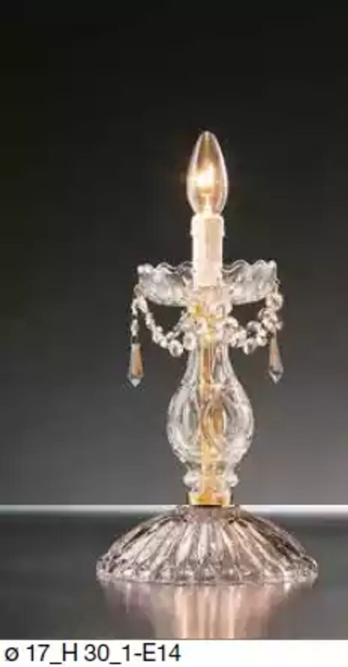 Klassische Stehlampe Tischlampe Kerzenleuchter Kronleuchter Antik Stil