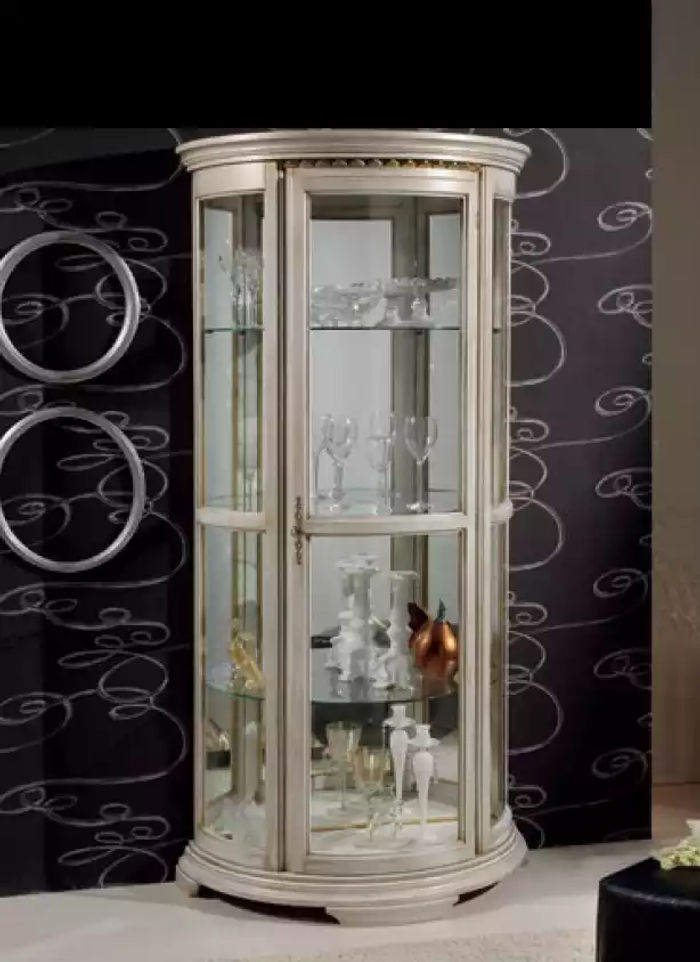 Wohnzimmer Anrichte Glas Schrank Vitrine Wohnzimmer Anrichte Holz Möbel