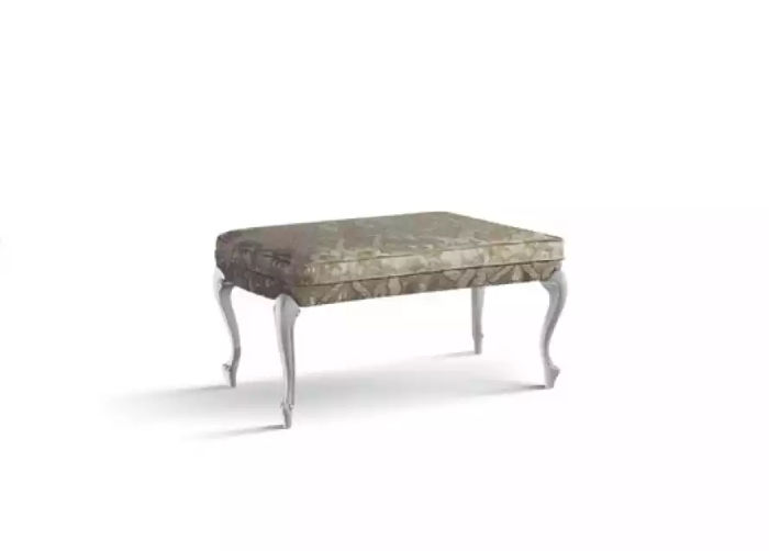 Design Hocker Bank Luxus Pouf Möbel Polsterhocker Sitzhocker Grau Neu