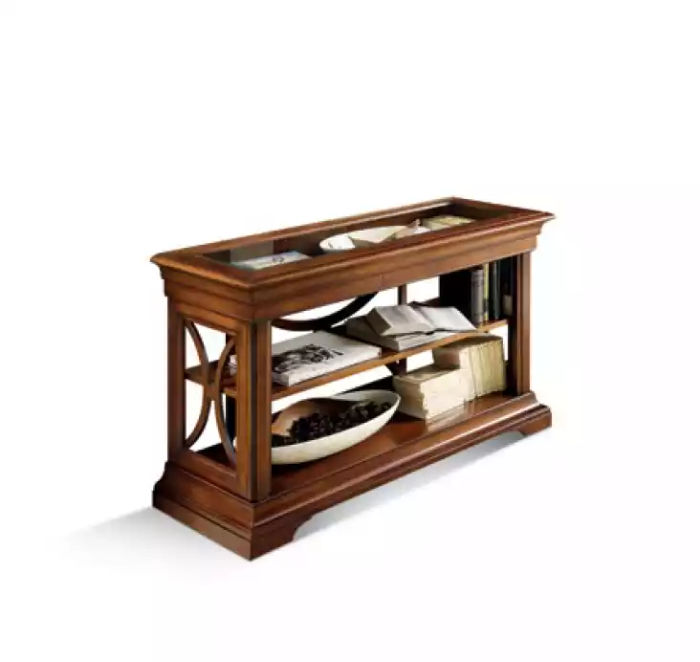 Lowboard Echtholz Büro Schrank Regale Schränke Bücherschrank Massiv Neu