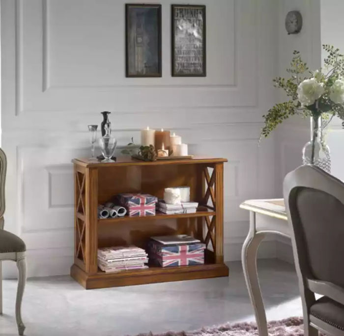 Bücherregal Braun Vitrinenschrank Bücherschrank Vitrine Regale Neu