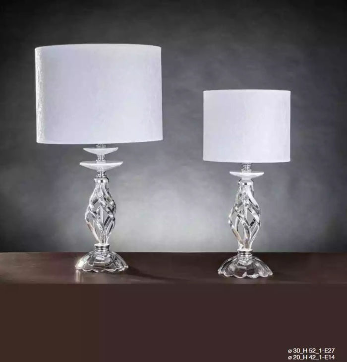 Tischleuchte Antik Stil Tisch Lampe Kristall Leuchte Lampen Leuchten Neu