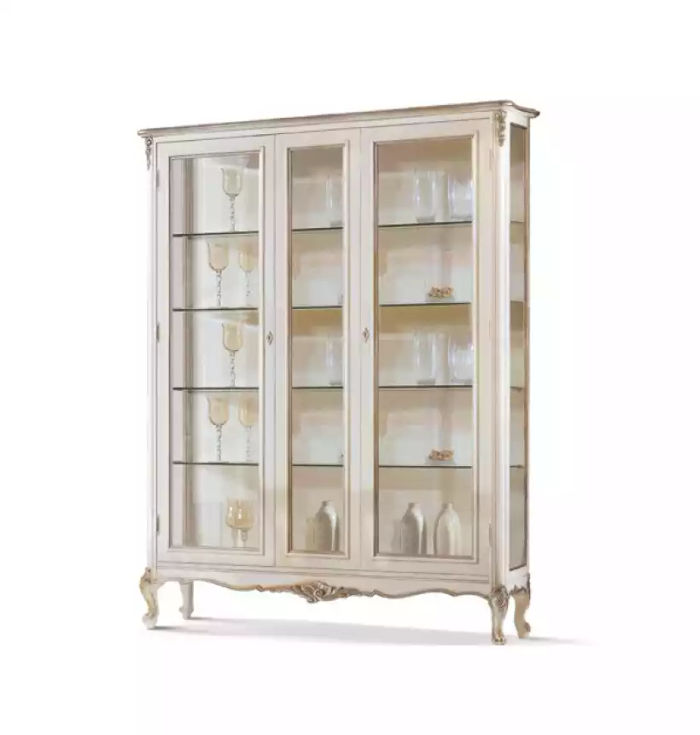 Glas Vitrine Esszimmer Holz Anrichte Design Neu Möbel Stil Klassischе Neu
