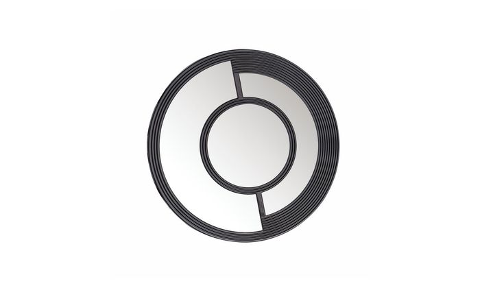 Wandspiegel Rund Speigel Dekorative Modern Design Wohnzimmer Schwarz