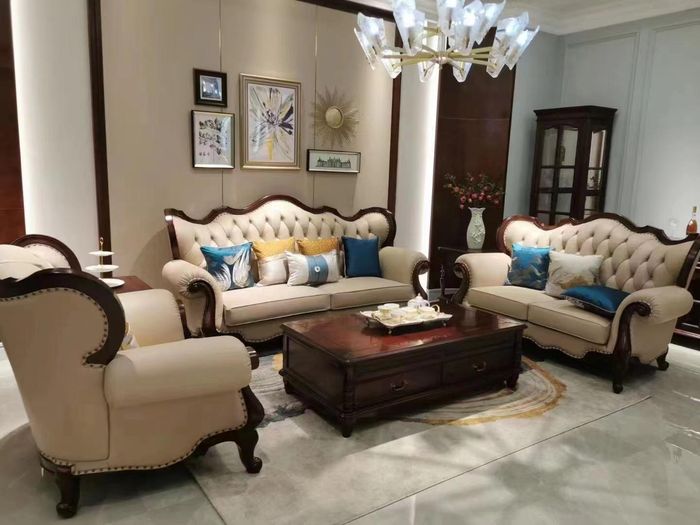 Sofagarnitur 3+2+1 Sitz Set Design Sofas Polster Couchen Chesterfield Klassisch