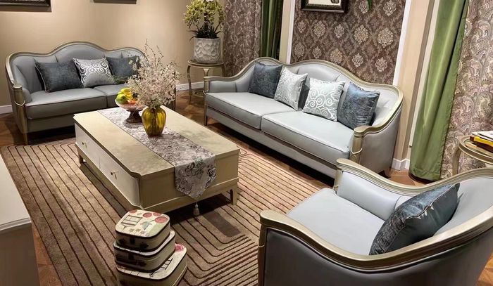 Sofagarnitur 3+2+1 Sitz Set Design Couch Sofa Polster Couchen Hotel Einrichtung