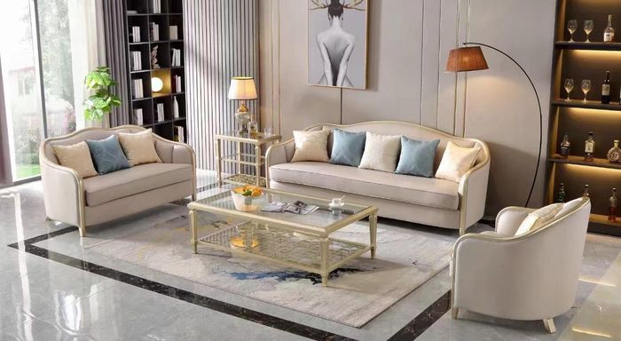 Set Design Sofas Sofagarnitur 3+2+1 Sitzer Polster Couchen Stoff Modern Sofa Neu