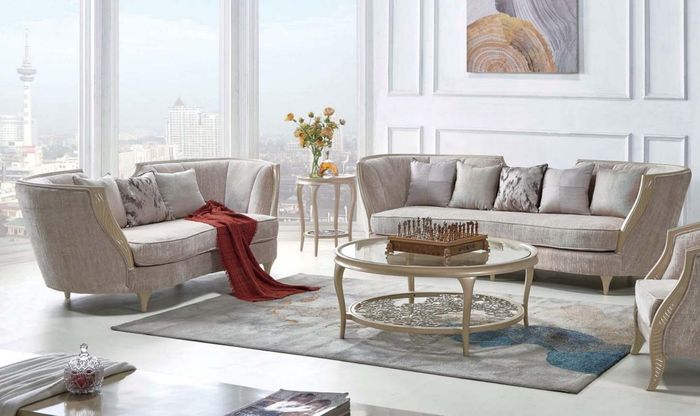 Sofagarnitur 3+2 Sitzer Neu Set Design Sofas Polster Couchen Textil Relax Modern