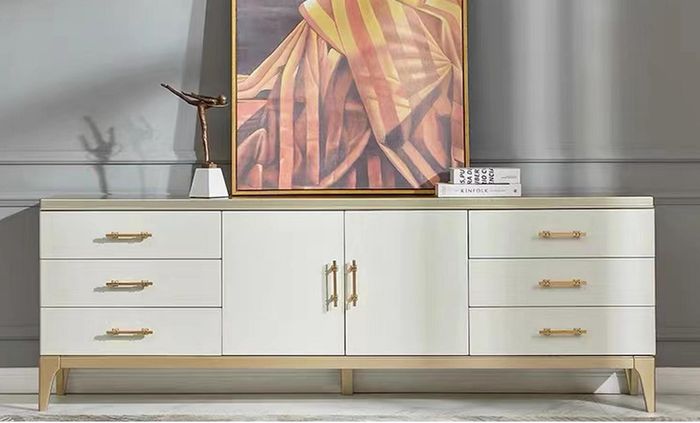Sideboard Kommode Designer Luxus Schränke Holz Weiß Kommoden Modern Schrank Neu