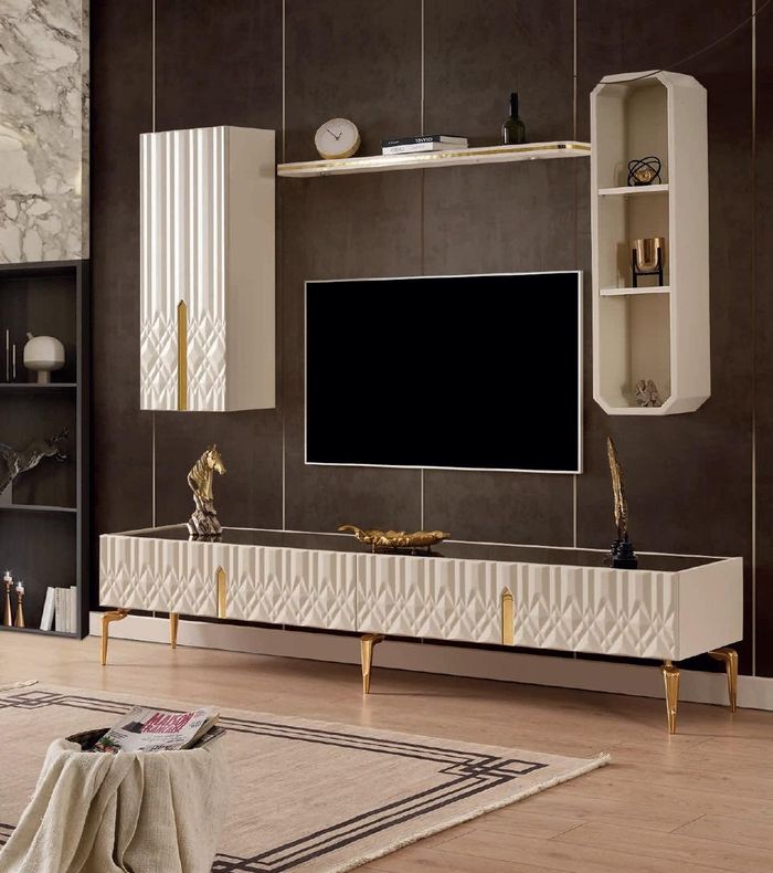 Wohnwand tv Schrank Sideboard Anrichte Schrank Holz Sideboards Möbel lowboard
