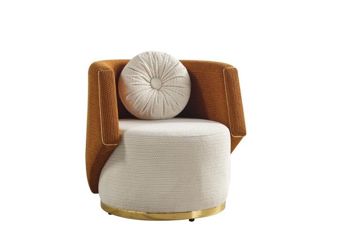 Stilvolle Sessel Weiß Hochwertige Lounge Designer Lehn Sessel 1 Sitzer Polst