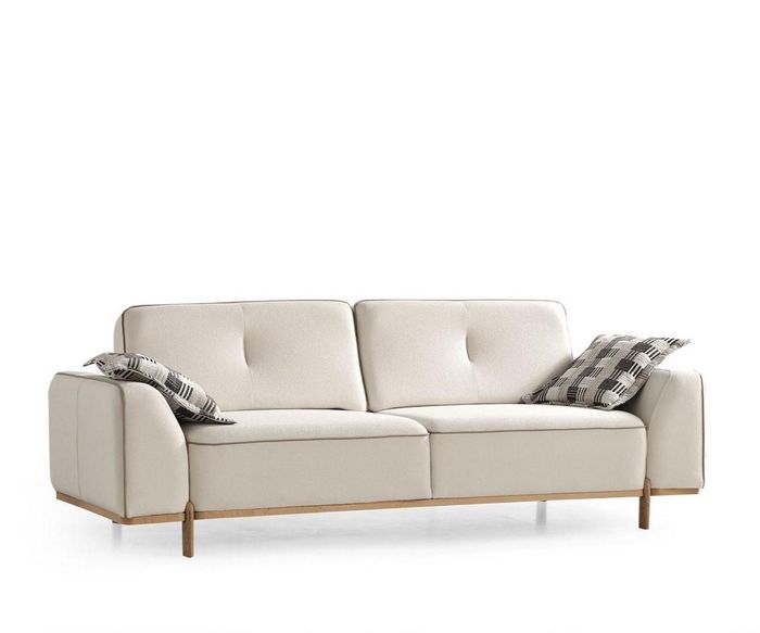 Sofa 3 Sitzer Textil Sofas Couch Polster Garnitur Moderne Couchen Sitz Dreisi