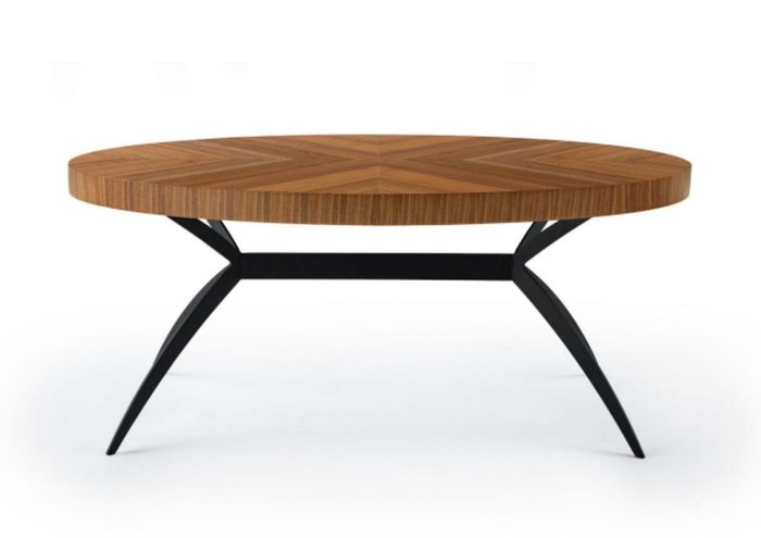 Speisetisch Tafel Ovaltisch Designertisch Ausziehtisch Esstisch Tisch