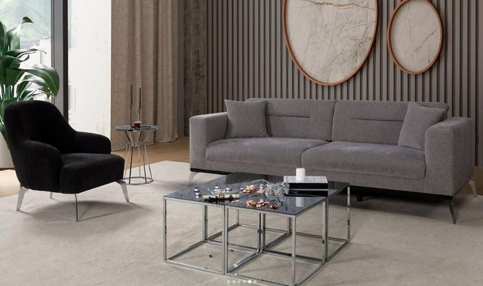 Wohnlandschaft Sitzgruppe Polstergarnitur Sofagarnitur Sofa Couchgarnitur Set 31