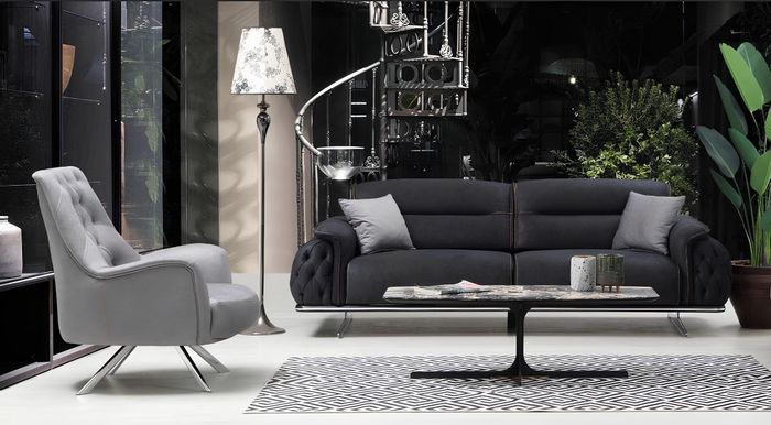 Set Sofagarnitur 3+1 Sitzer Polstergarnitur Luxus 2tlg Wohnzimmer Möbel Sofa