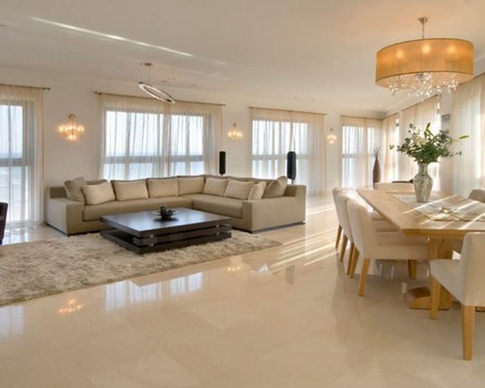 60x60 6m² Luxus Marmor Boden Naturstein Boden Belag Wand Fliesen Crema Fliese