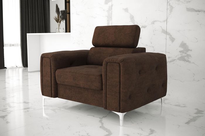 Sofa Stoff Couchen Polster Textil Neu Chesterfield Sessel Fernseh Couch 1 Sitzer