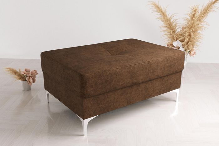 Ottomane Couch Textil Sitz Neu Fußhocker Polster Neu Hocker Bank Beistellhocker