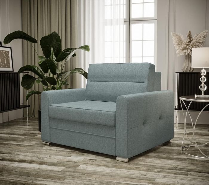 Relax Stoff Textil Lounge Fernseh 1 Sitzer Sessel Design Stuhl Polster Club Neu
