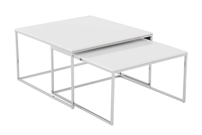 Modern Schwarz Hochwertig Couchtisch 2x Couchtische Wohnzimmer Möbel Designer