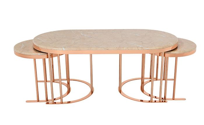 Set 3x Couchtisch Kaffeetisch Beistelltisch Design Tische Wohnzimmertisch Tische