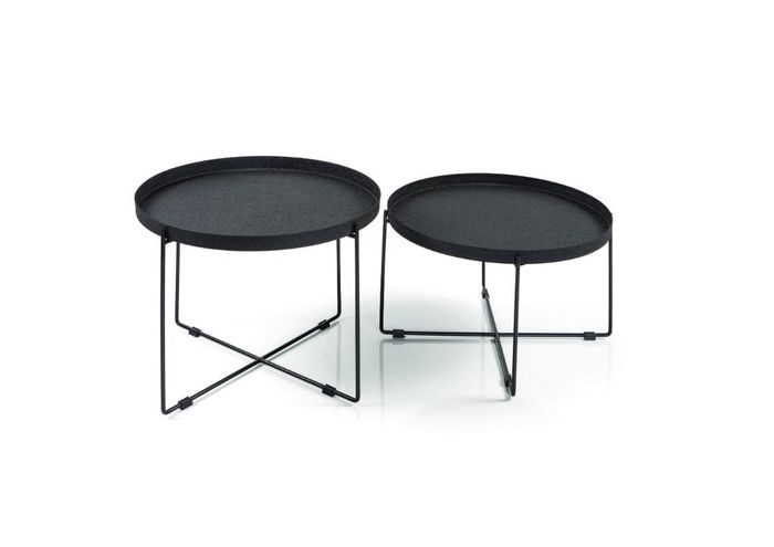 Luxus Couchtisch Designer Wohnzimmertisch Schwarzer Tisch Edelstahl Tische