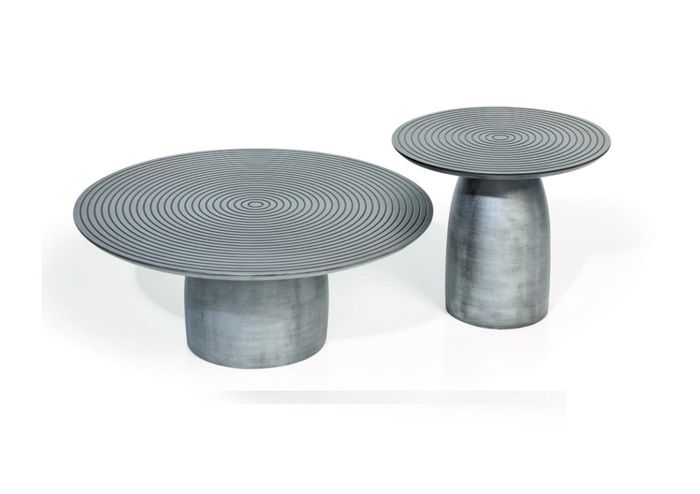Couchtisch Edelstahl Design Möbel in Wohnzimmer Luxus Modern stil 2x