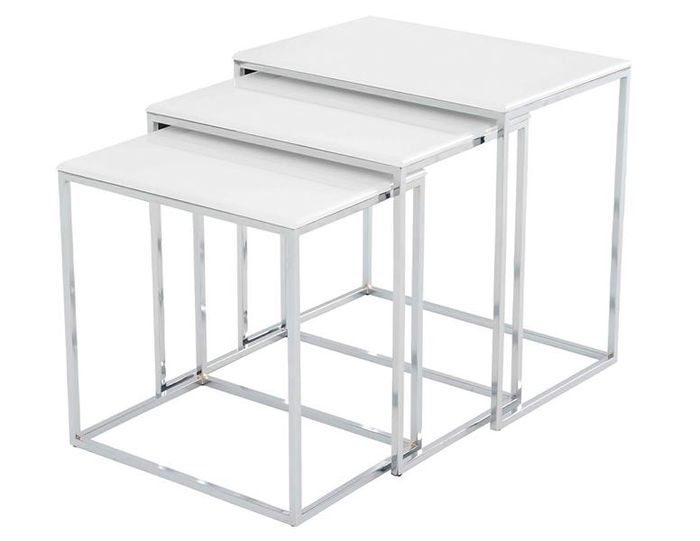 Modern Grau Couchtisch 3x Couchtische Wohnzimmer Hochwertig Möbel Designer