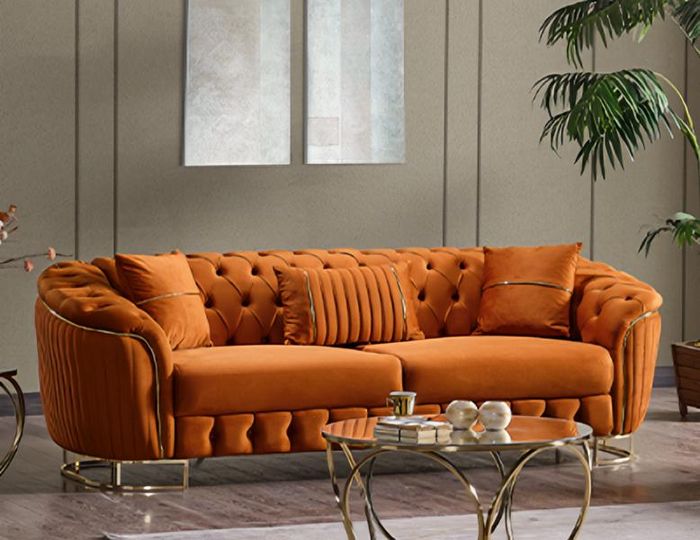 Luxus 2 Sitzer Couch Polster Sofa Textil Couchen Garnitur Neu Zweisitzer