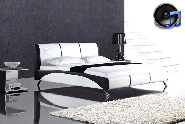 Design Leder Bett Ehe Modernes Hotel Gestell Luxus Schlaf Zimmer Doppel Betten
