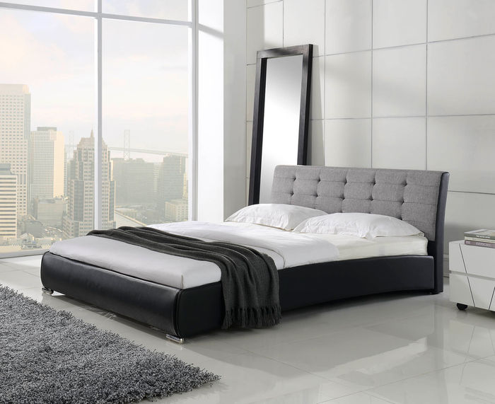 Leder Design Bett Betten Ehe Modernes Gestell Schlaf Zimmer Luxus Hotel Doppel