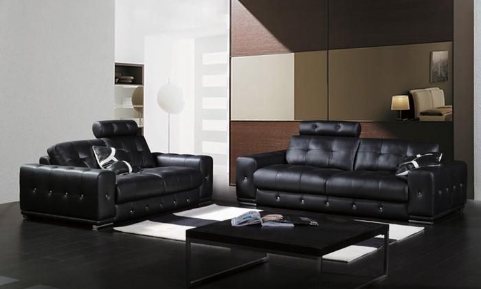 Sofagarnitur Gruppe Garnitur Couchen Sofas Polster Leder 32 Sitz Garnituren Set