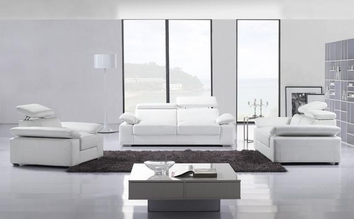 Design Couchen Sofas Polster Leder 311 Sitzer Sofagarnitur Garnituren Set Leder