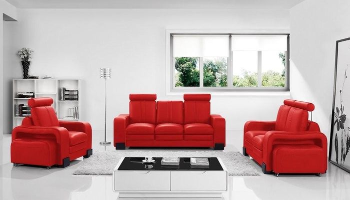 Design Zweisitzer Sofas Couch Polster Moderne Couchen Sofa 2 Sitzer Kunstleder