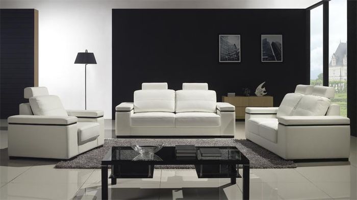 Sofa 3 Sitzer Design Sofas Polster Couchen Leder Relax Moderne Dreisitzer Neu