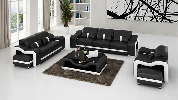 Sofagarnitur 321 Sitzer Set Design Sofas Polster Couchen Leder Relax Moderne Neu
