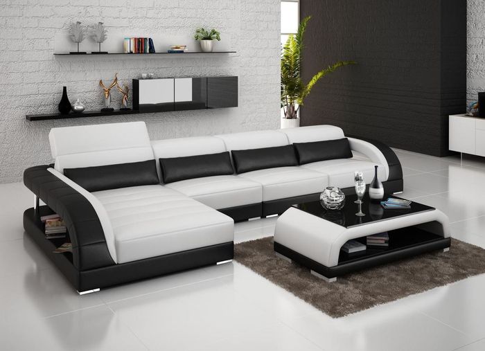 Exclusive Wohnzimmer Couch Poster Garnitur L Form Couchen Sofa Wohnlandschaft